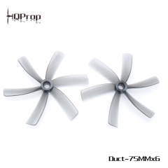HQProp  Duct-75MMX6 for Cinewhoop Grey (2CW+2CCW)-Poly Carbonate