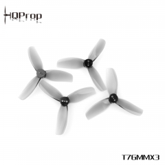 HQProp  T76MMX3 for Cinewhoop Grey (2CW+2CCW)-Poly Carbonate